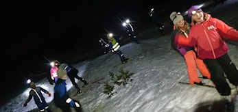 Fine forhold og mye snø på Korstjønna!